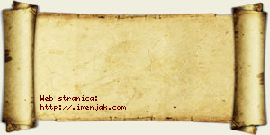 Mirjana Bjelonić vizit kartica